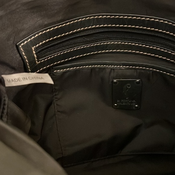 Canvas tan and leopard handbag. - Picture 7 of 7